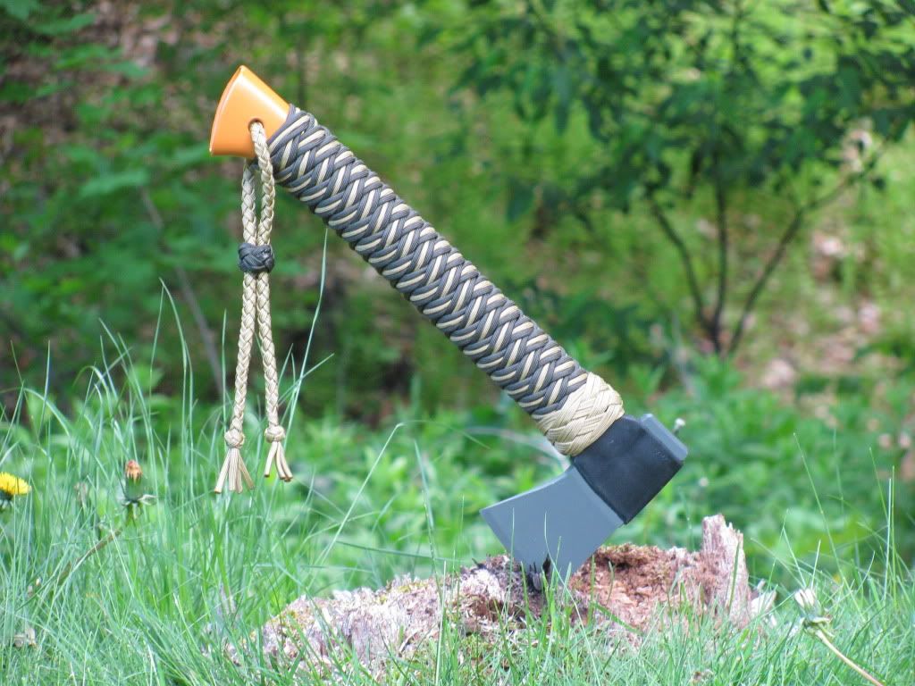 and outline howto paracord hatchet handle wrap ETS Forums